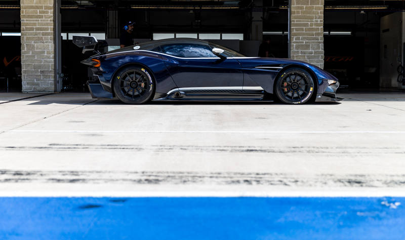 Illustration for article titled Behold The Unfathomably Gorgeous Spectacle Of An Aston Martin Vulcan Track Day